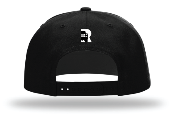 Riptide 4x4 Solid black snapback hat - Image 2